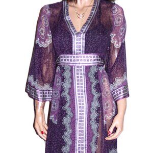 Inc International Concepts Purple Boho Dress 8